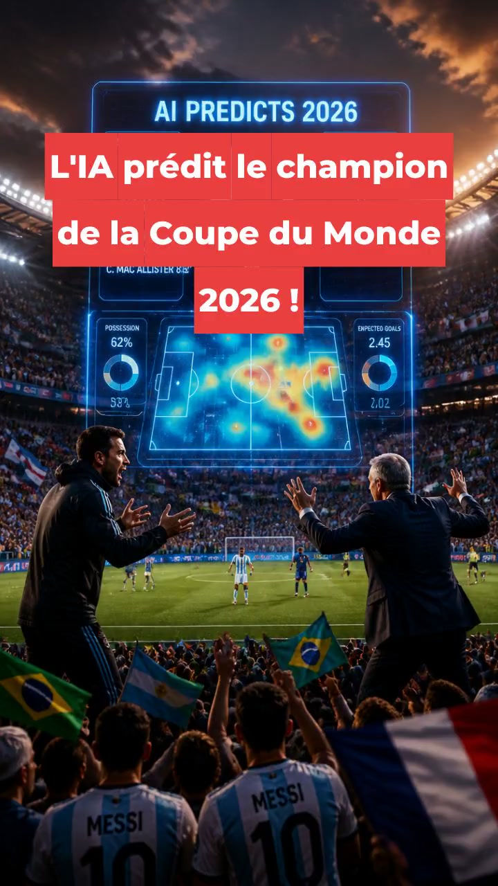 L'IA prédit le champion de la Coupe du Monde 2026 !