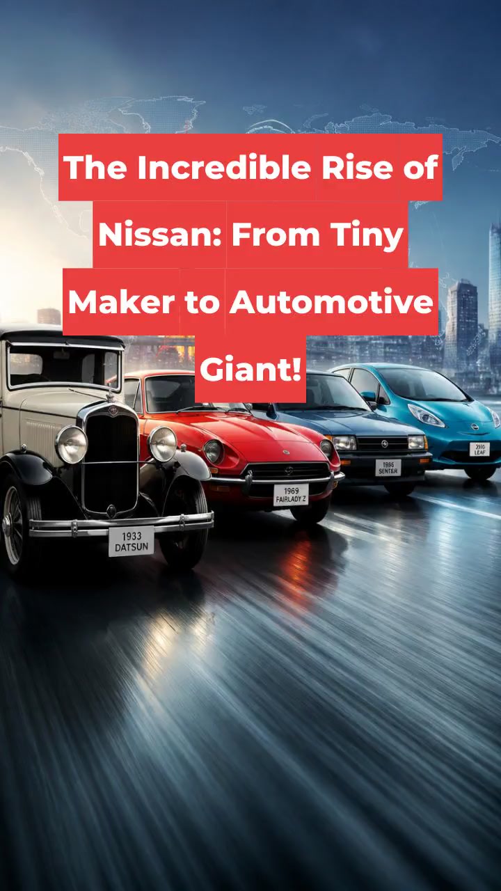 The Incredible Rise of Nissan: From Tiny Maker to Automotive Giant!
