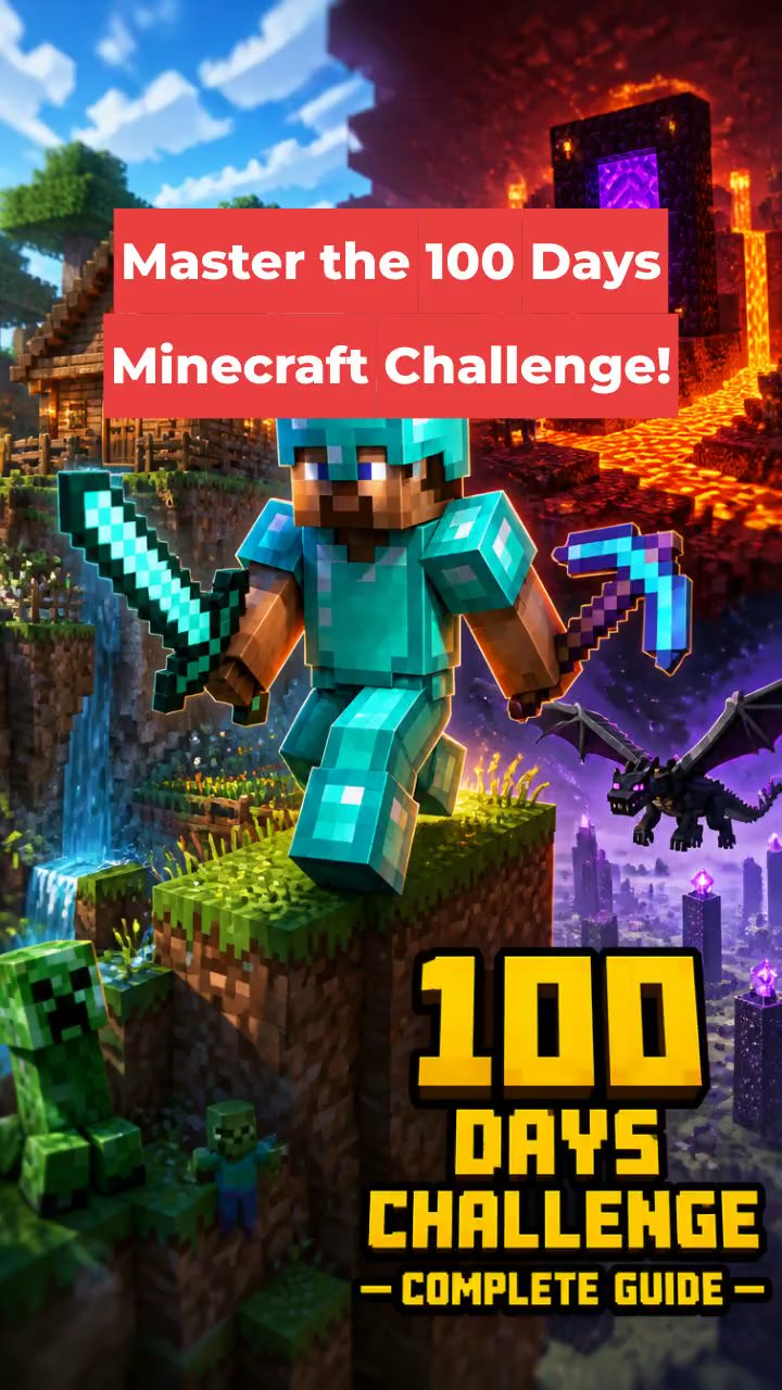 Master the 100 Days Minecraft Challenge!