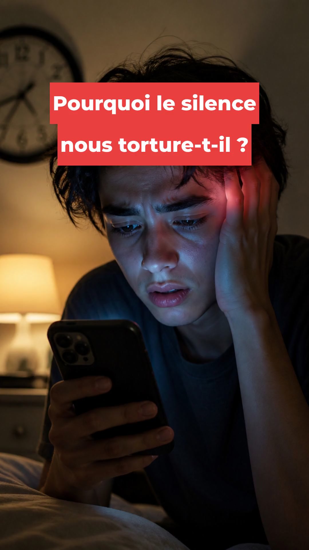 Pourquoi le silence nous torture-t-il ?
