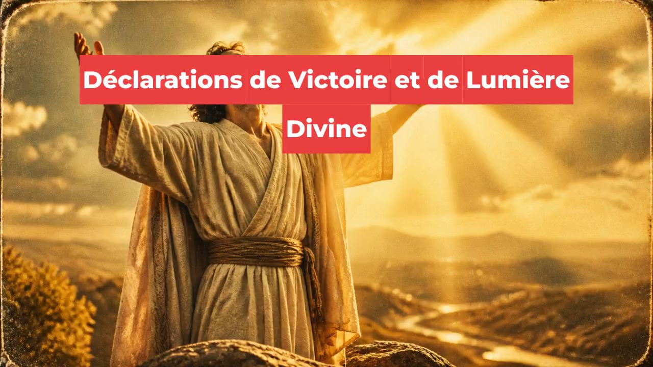 Déclarations de Victoire et de Lumière Divine