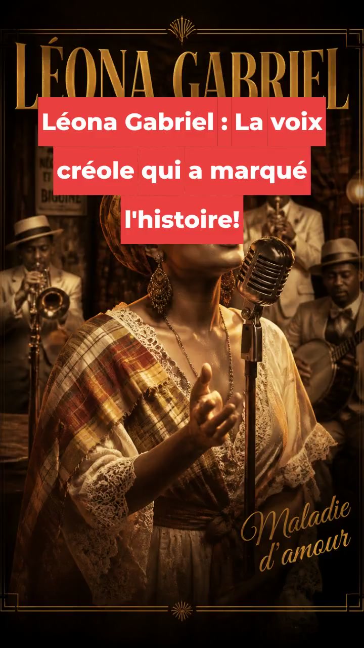 Léona Gabriel : La voix créole qui a marqué l'histoire!