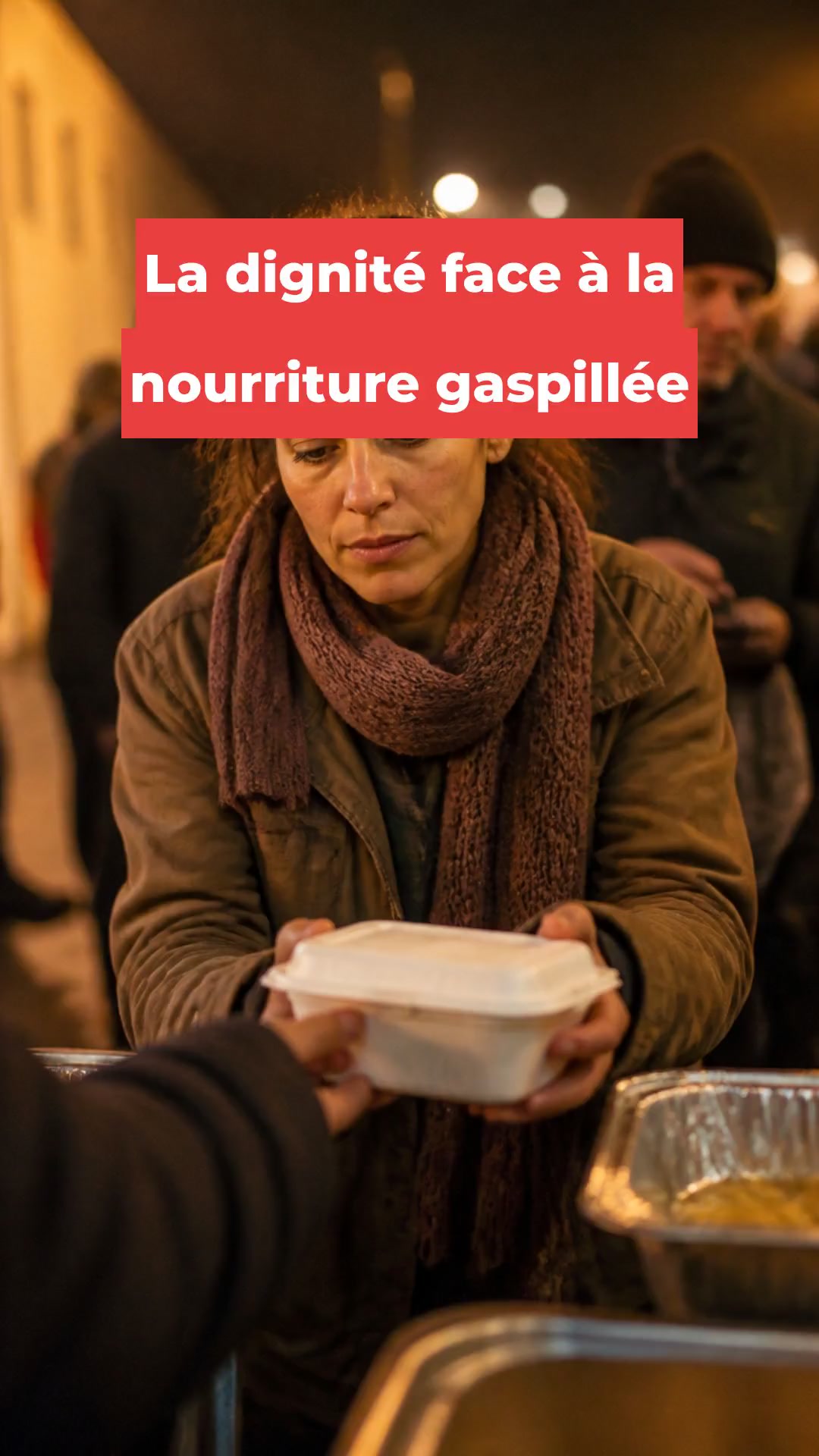 La dignité face à la nourriture gaspillée