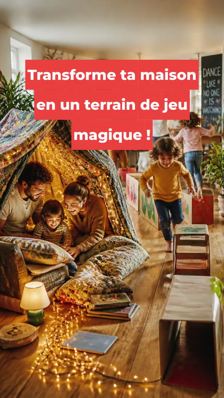 Transforme ta maison en un terrain de jeu magique !
