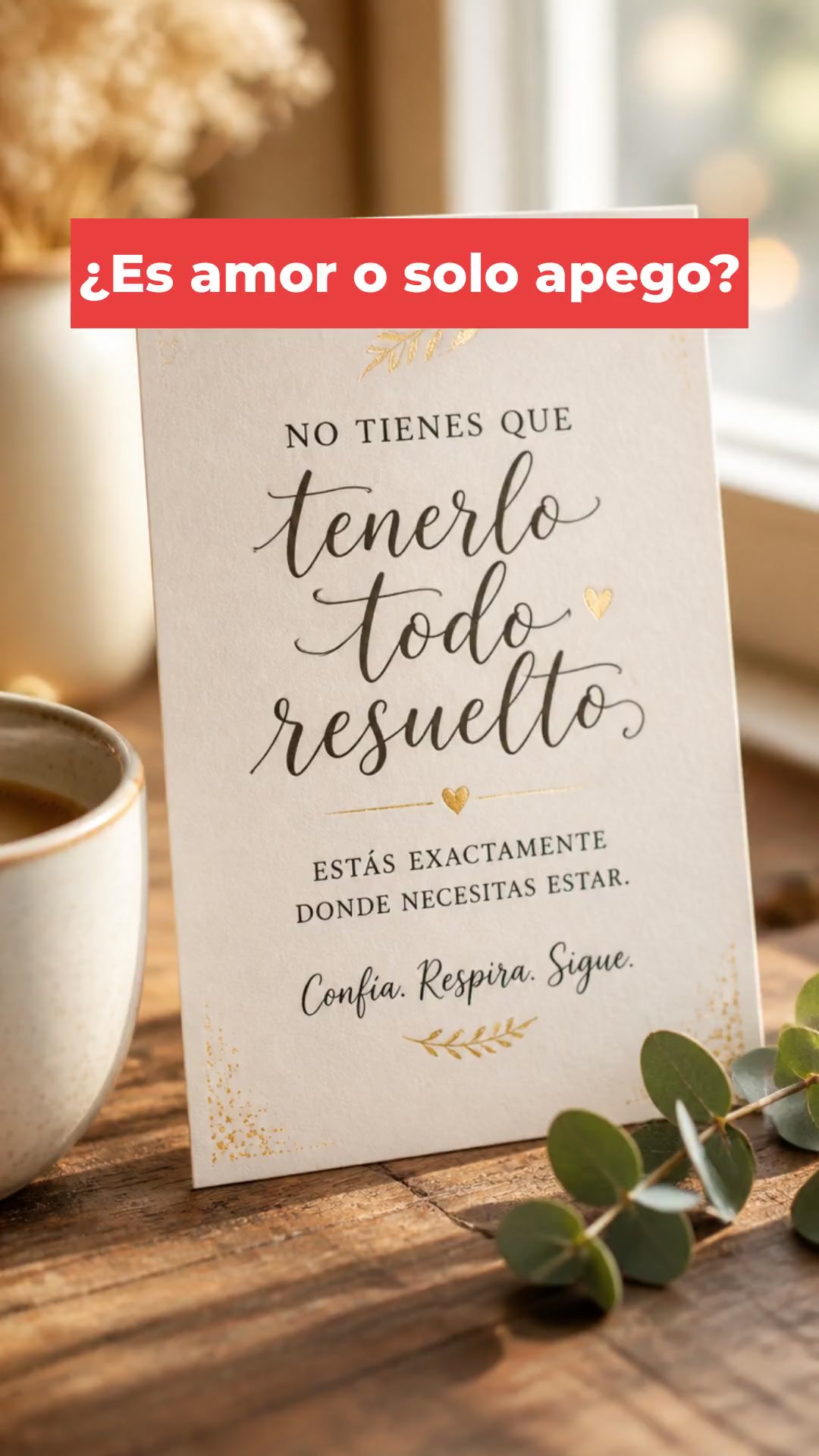¿Es amor o solo apego?