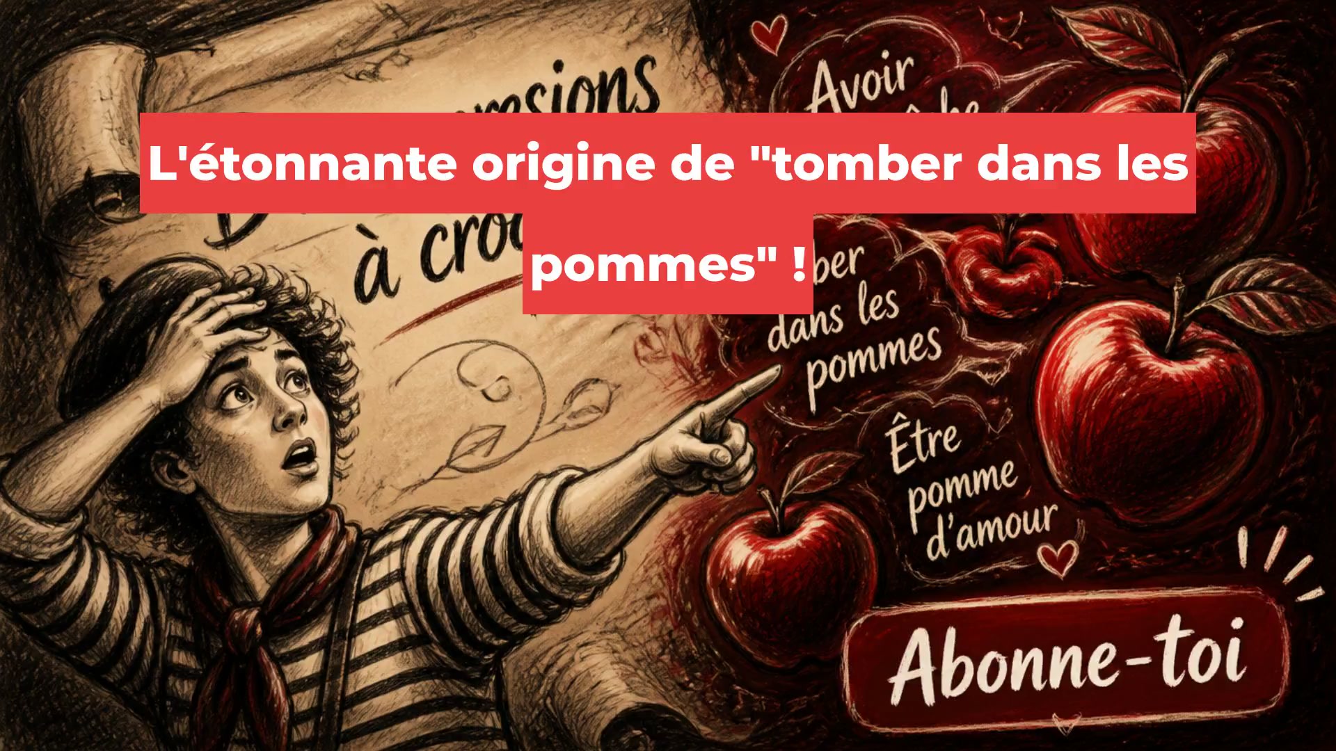 L'étonnante origine de "tomber dans les pommes" !