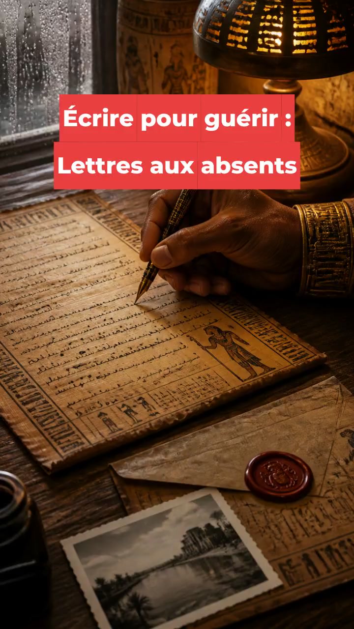 Écrire pour guérir : Lettres aux absents