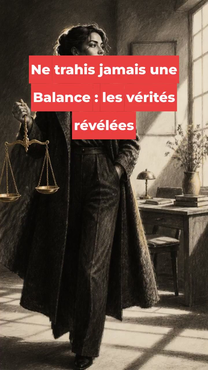 Ne trahis jamais une Balance : les vérités révélées