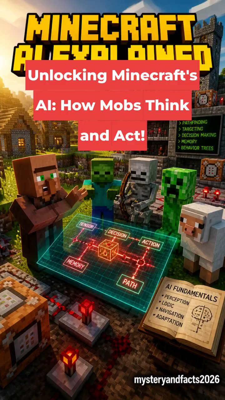Unlocking Minecraft's AI: How Mobs Think and Act!