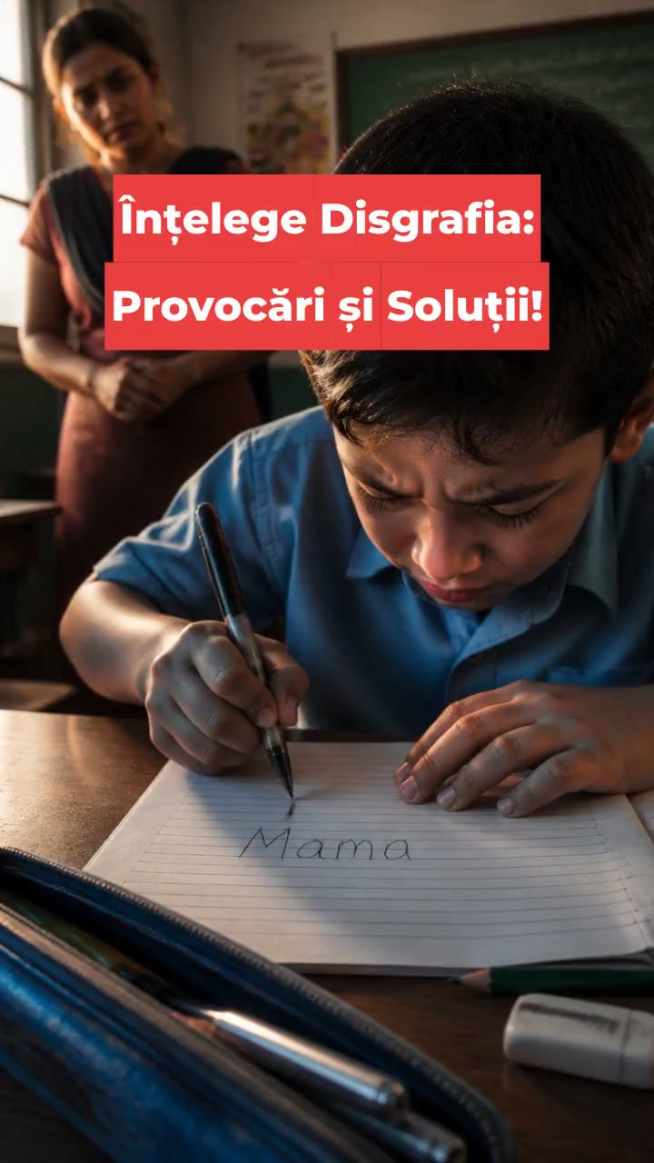 Înțelege Disgrafia: Provocări și Soluții!