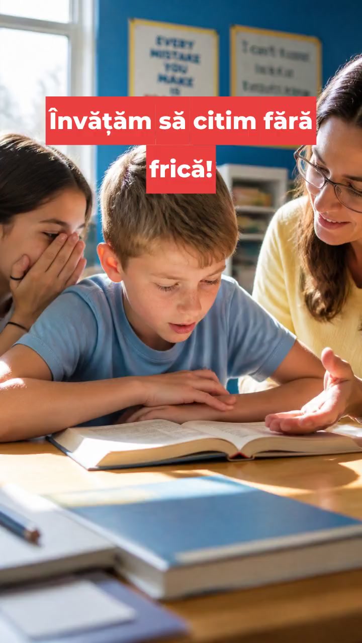 Învățăm să citim fără frică!