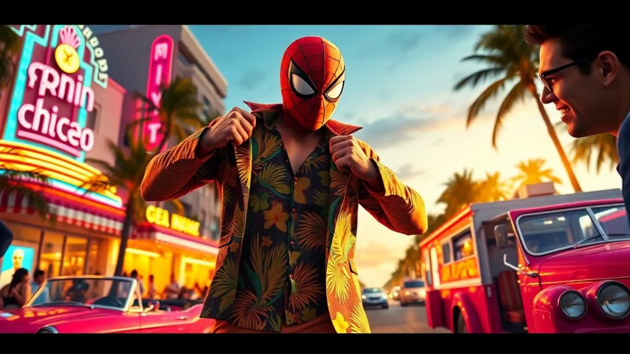 Spider-Man en vacances : Danse contre un monstre !