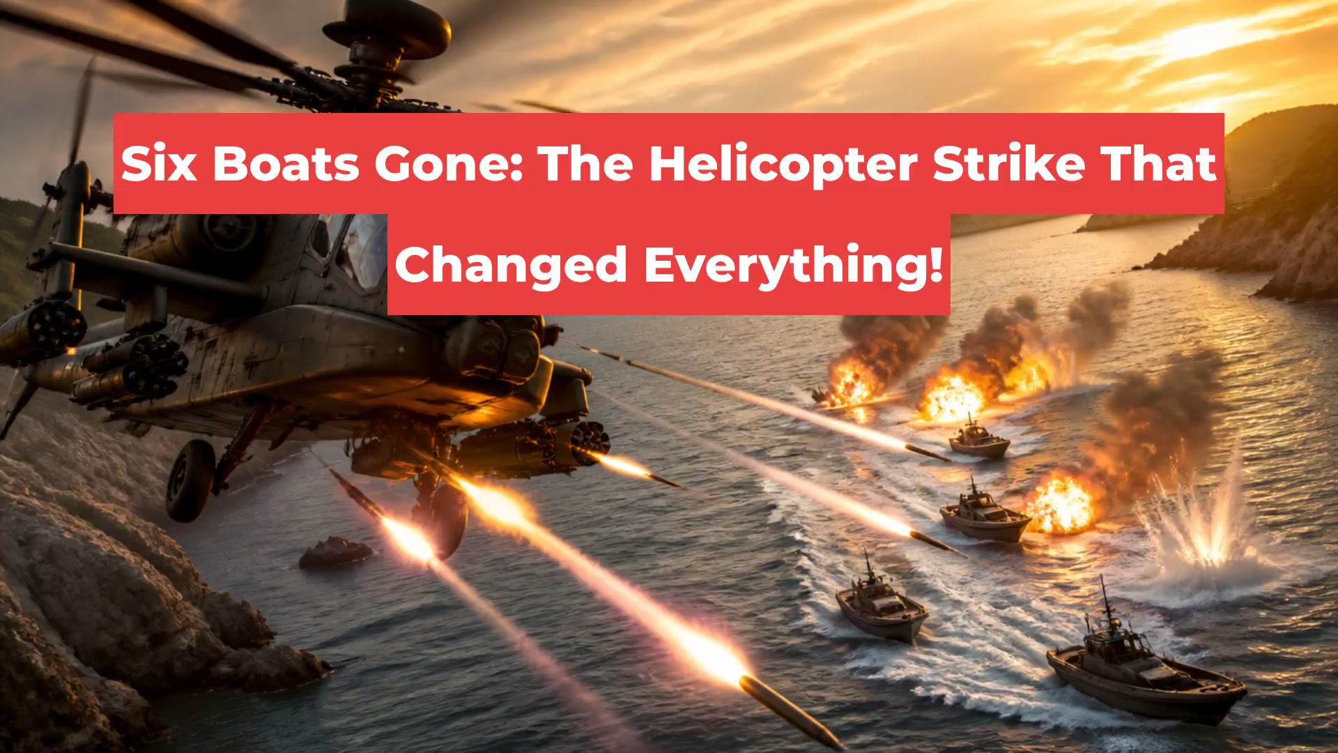Six Boats Gone: The Helicopter Strike That Changed Everything!