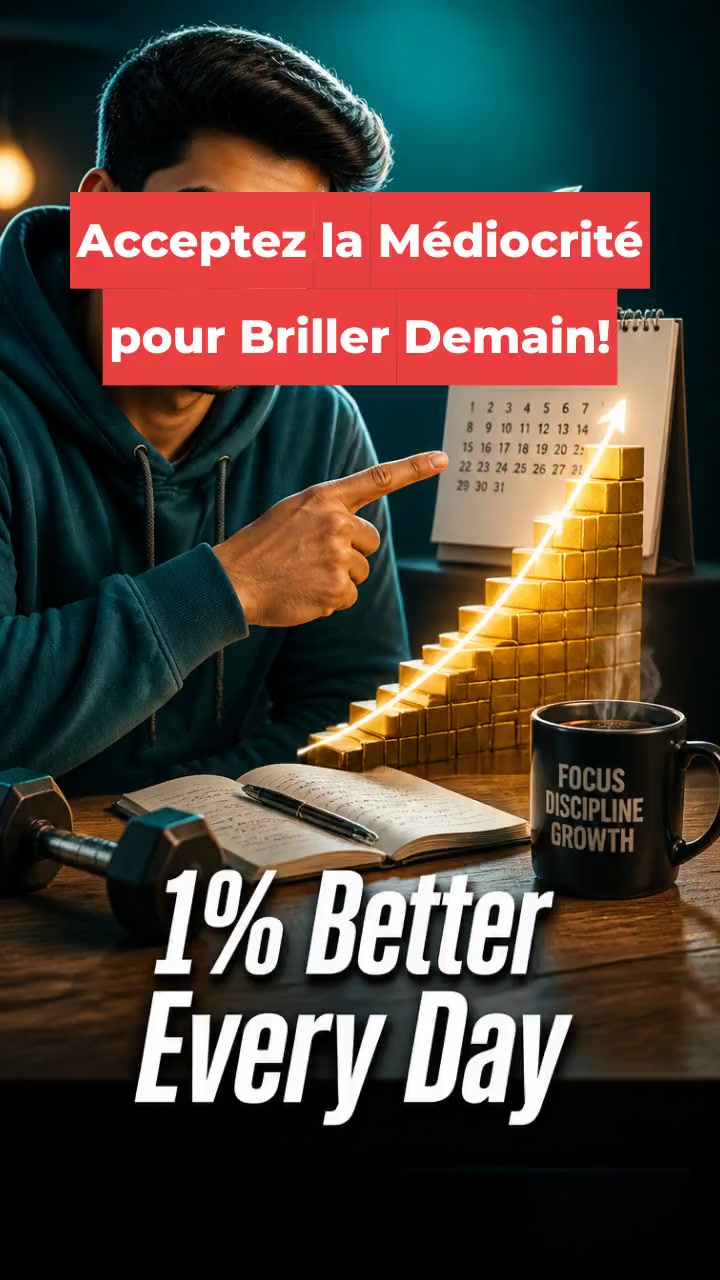 Acceptez la Médiocrité pour Briller Demain!