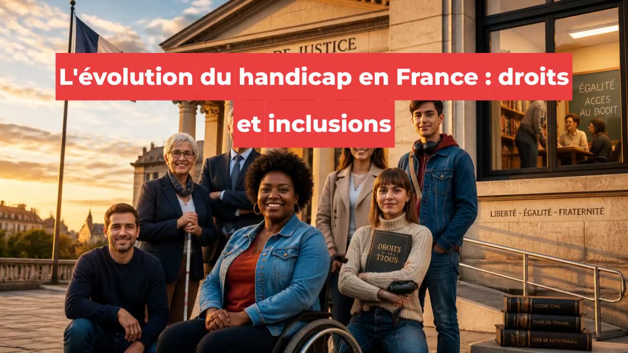 L'évolution du handicap en France : droits et inclusions
