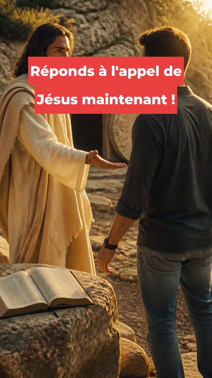 Réponds à l'appel de Jésus maintenant !