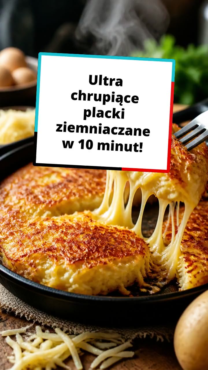 Ultra chrupiące placki ziemniaczane w 10 minut!