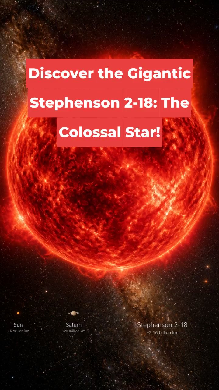Discover the Gigantic Stephenson 2-18: The Colossal Star!