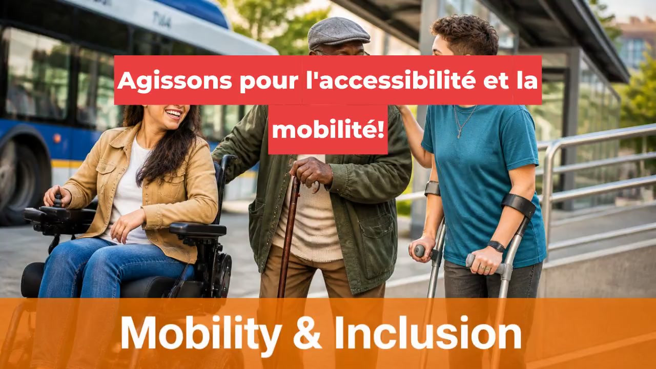 Agissons pour l'accessibilité et la mobilité!