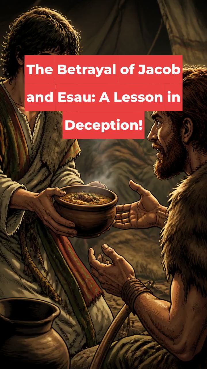 The Betrayal of Jacob and Esau: A Lesson in Deception!