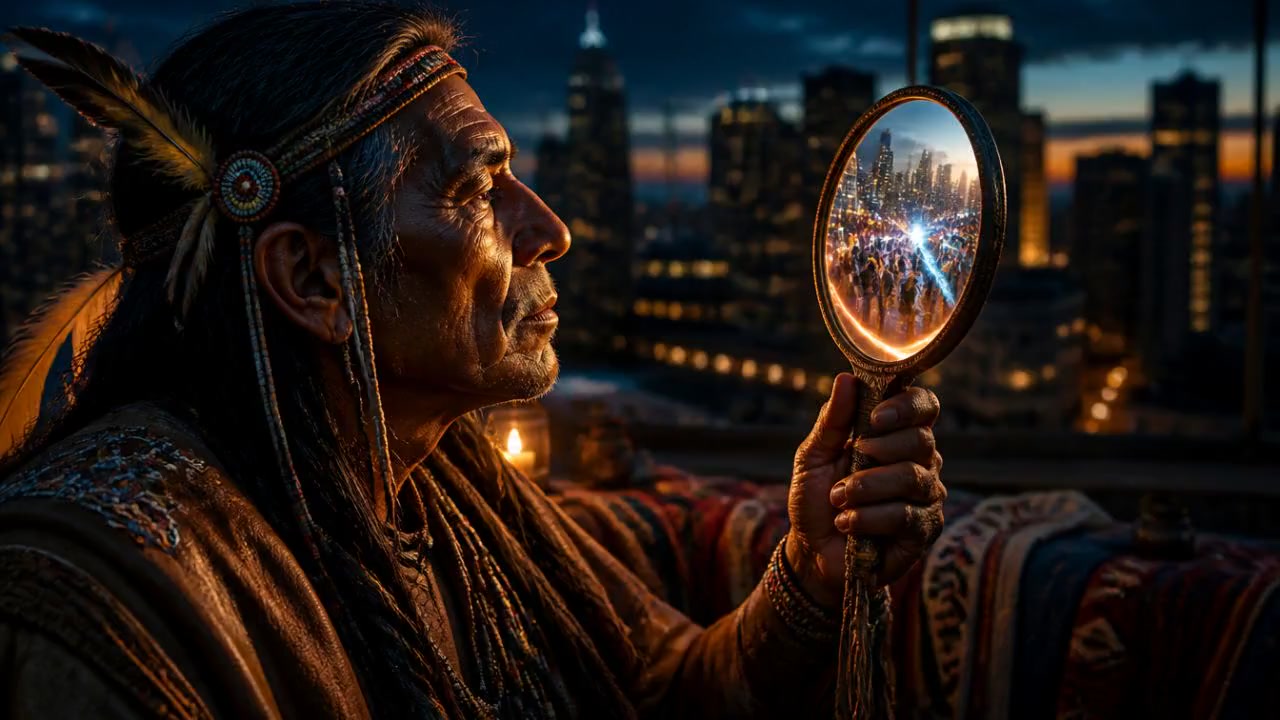 Le miroir de l'Indien : un reflet troublant