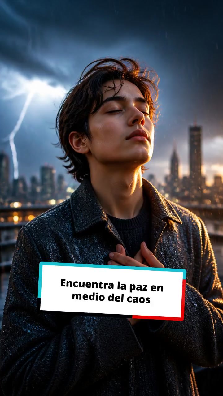 Encuentra la paz en medio del caos