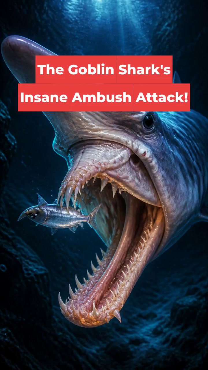 The Goblin Shark's Insane Ambush Attack!