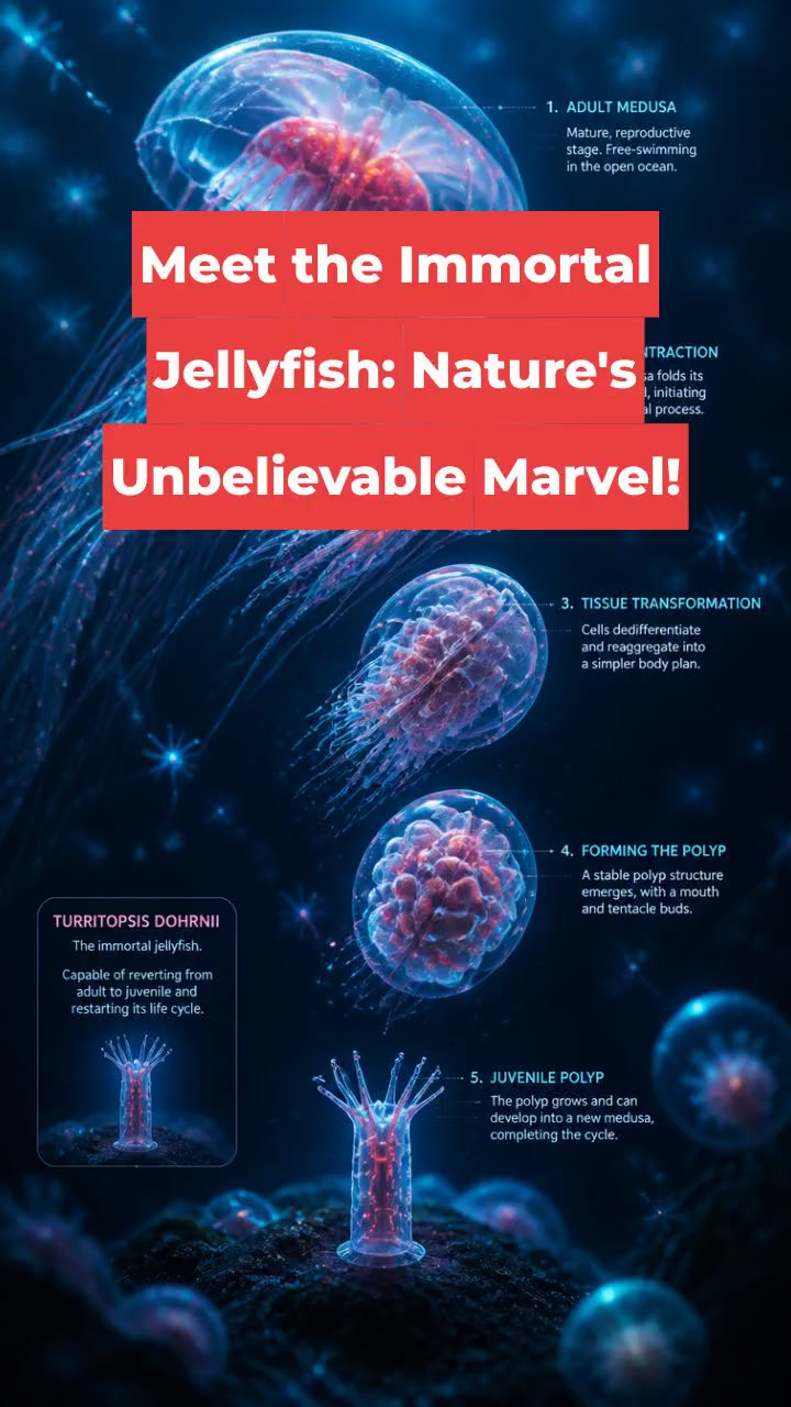 Meet the Immortal Jellyfish: Nature's Unbelievable Marvel!