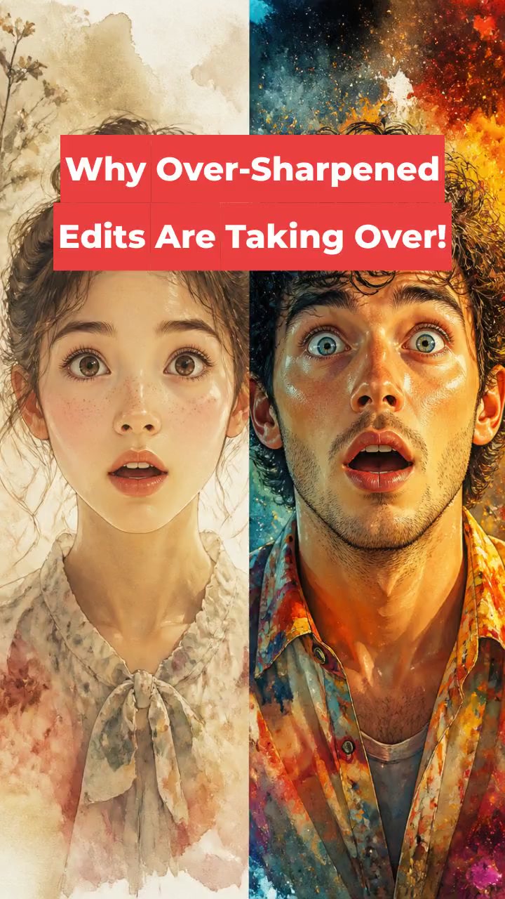 Why Over-Sharpened Edits Are Taking Over!
