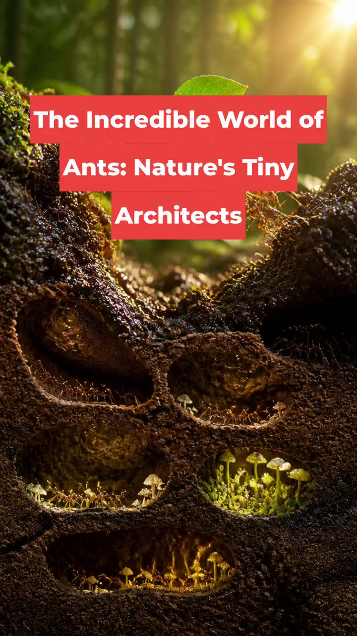 The Incredible World of Ants: Nature's Tiny Architects