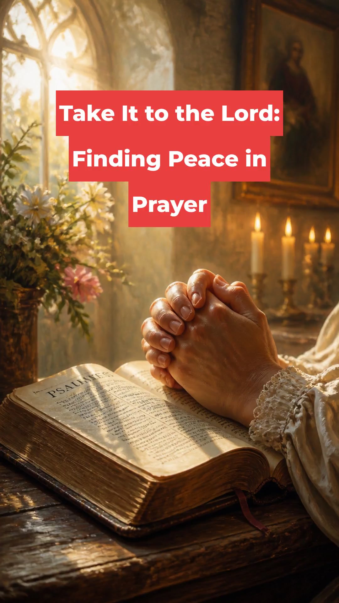 Take It to the Lord: Finding Peace in Prayer