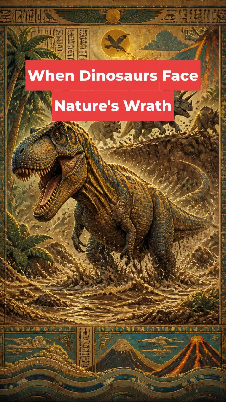 When Dinosaurs Face Nature's Wrath