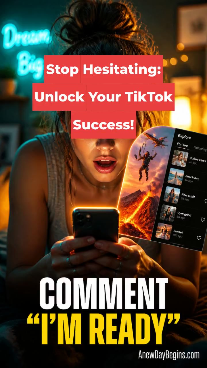 Stop Hesitating: Unlock Your TikTok Success!