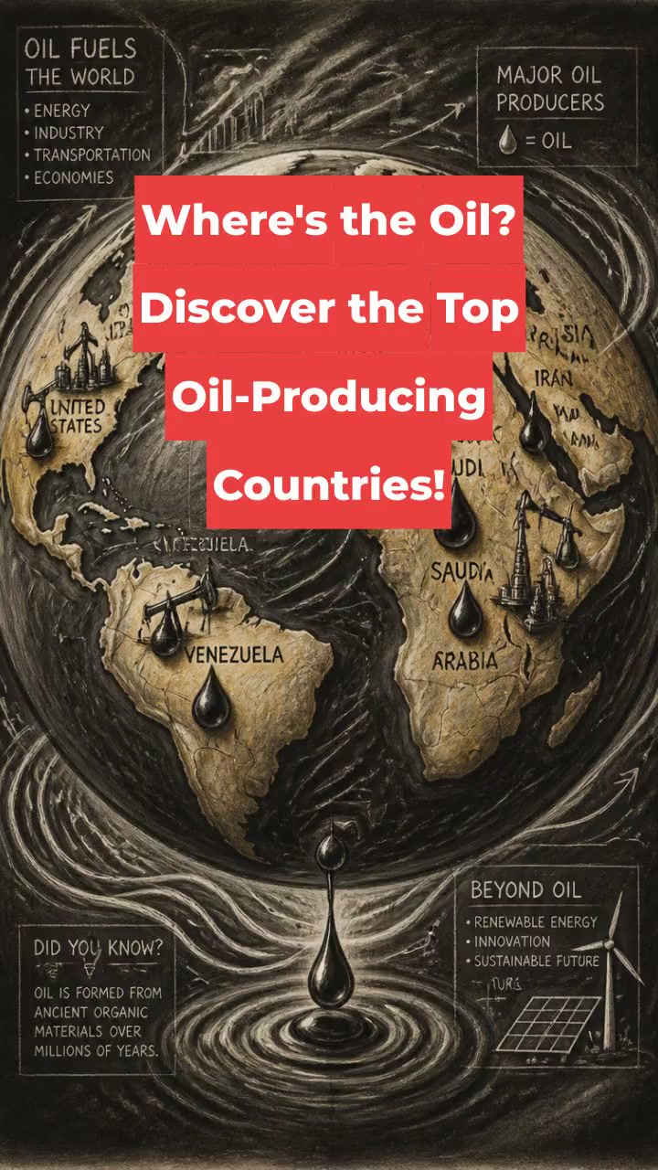Where's the Oil? Discover the Top Oil-Producing Countries!
