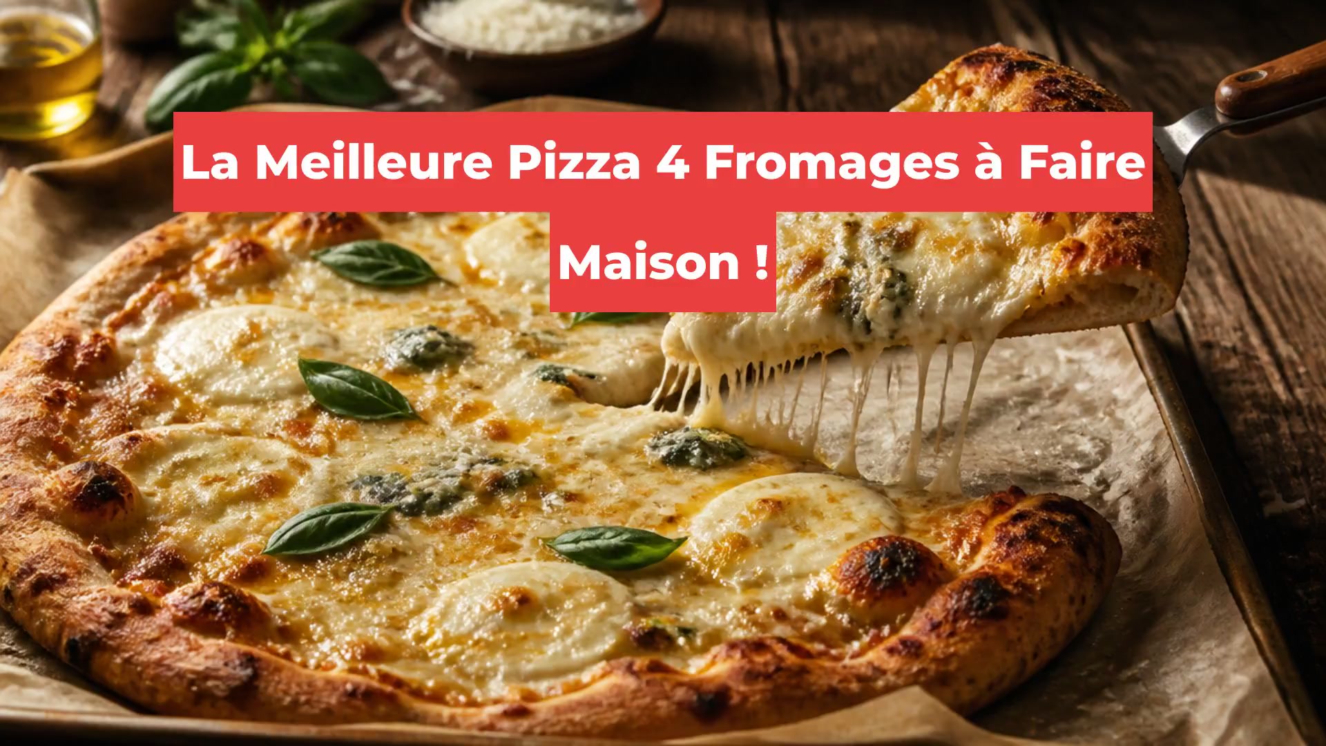 La Meilleure Pizza 4 Fromages à Faire Maison !