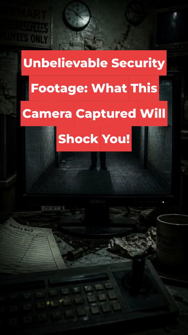 Unbelievable Security Footage: What This Camera Captured Will Shock You!