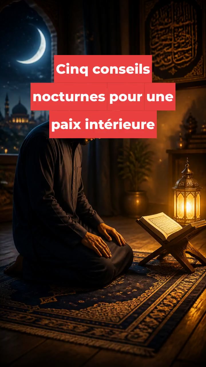  5 choses à ne pas faire la nuit selon le prophète 