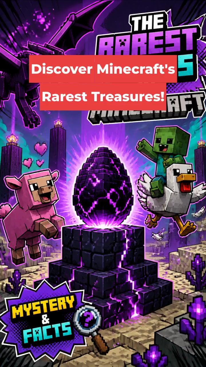 Discover Minecraft's Rarest Treasures!