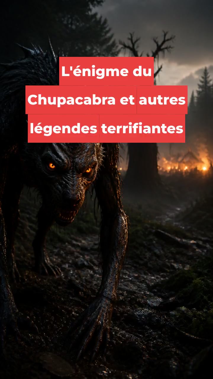 L'énigme du Chupacabra et autres légendes terrifiantes