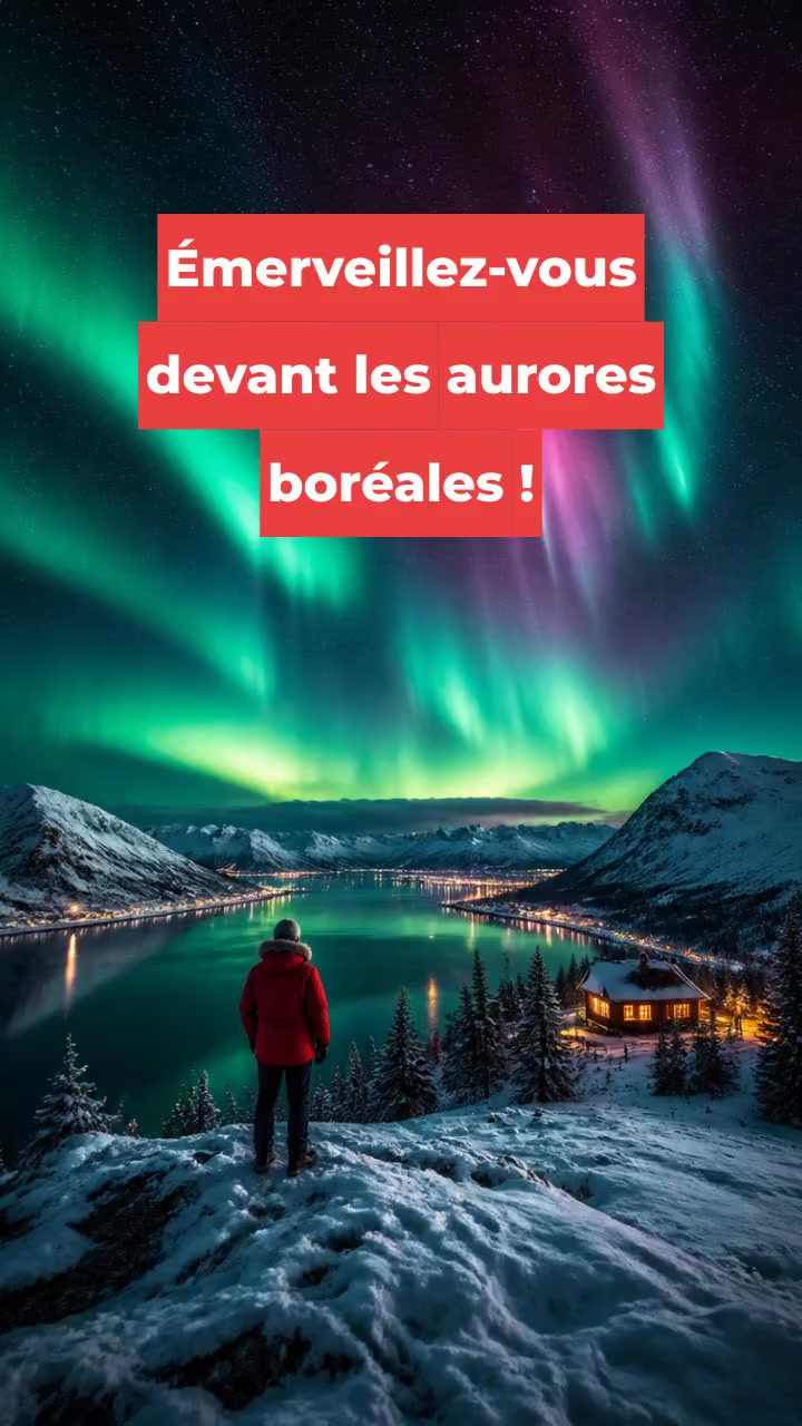 Émerveillez-vous devant les aurores boréales !