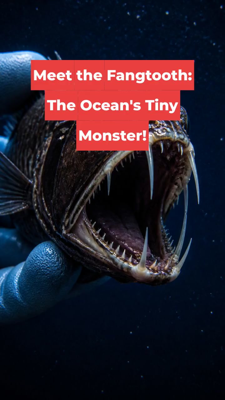Meet the Fangtooth: The Ocean's Tiny Monster!