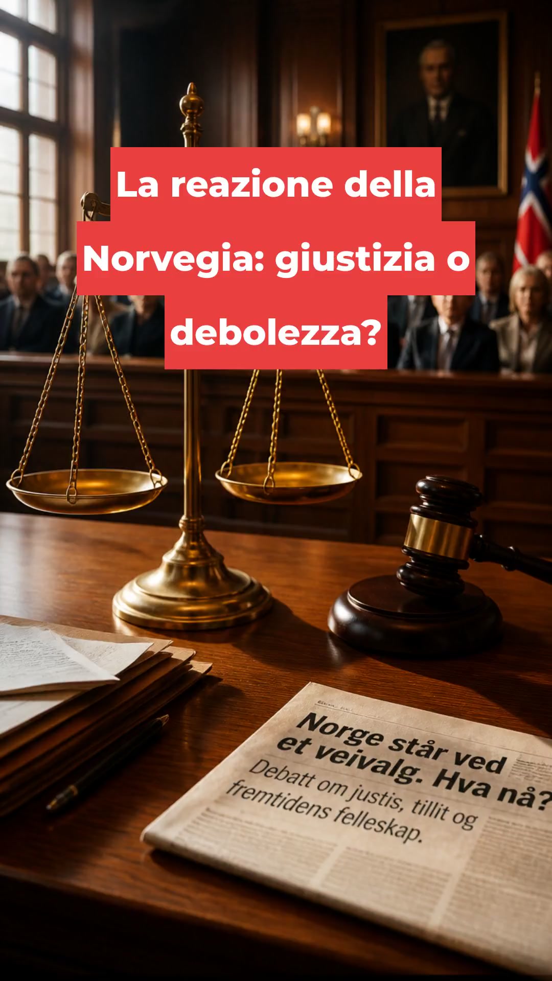 La reazione della Norvegia: giustizia o debolezza?
