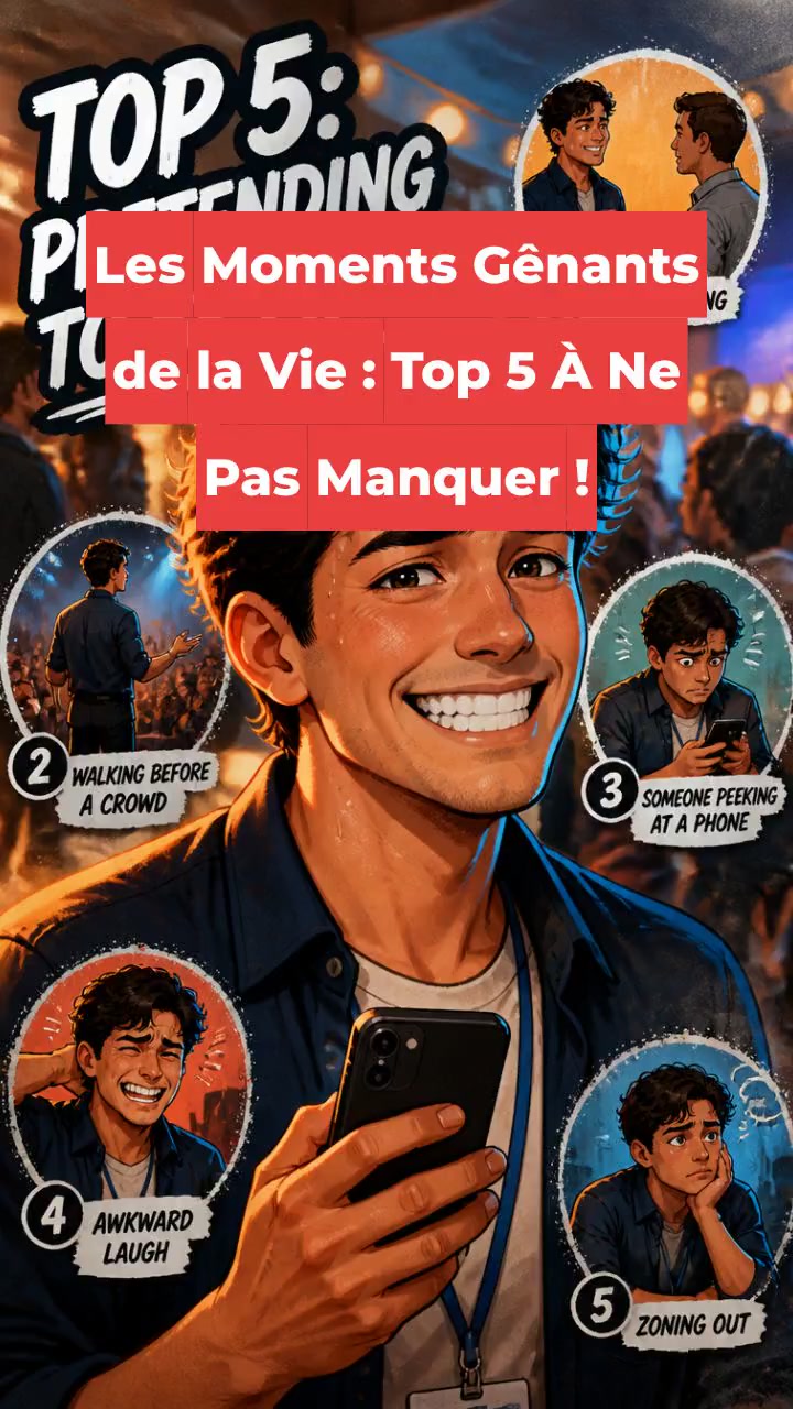 Les Moments Gênants de la Vie : Top 5 À Ne Pas Manquer !