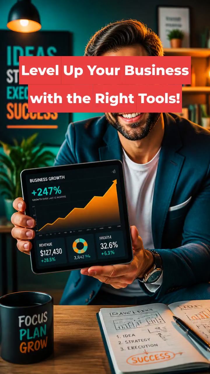 Level Up Your Business with the Right Tools!
