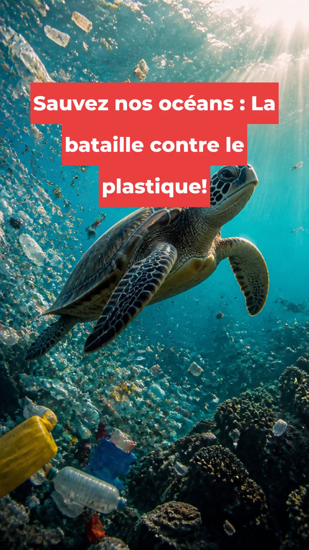 Sauvez nos océans : La bataille contre le plastique!