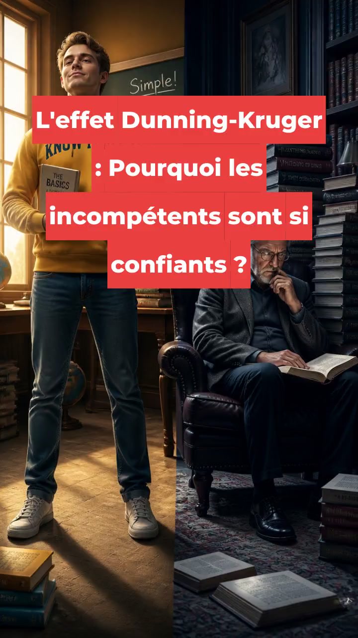 L'effet Dunning-Kruger : Pourquoi les incompétents sont si confiants ?