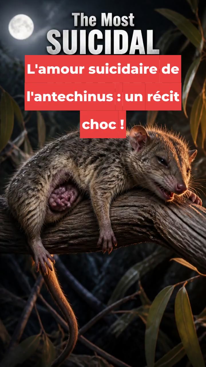 L'amour suicidaire de l'antechinus : un récit choc !