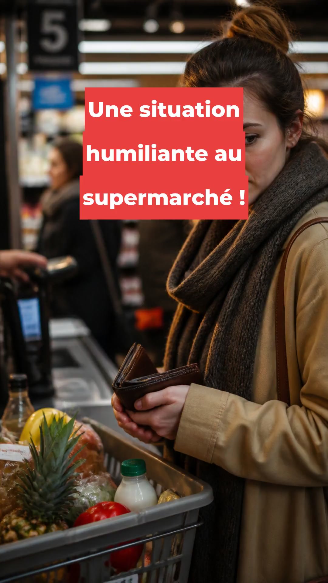 Une situation humiliante au supermarché !