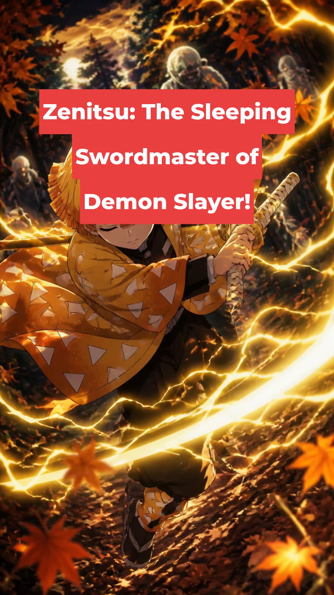 Zenitsu: The Sleeping Swordmaster of Demon Slayer!