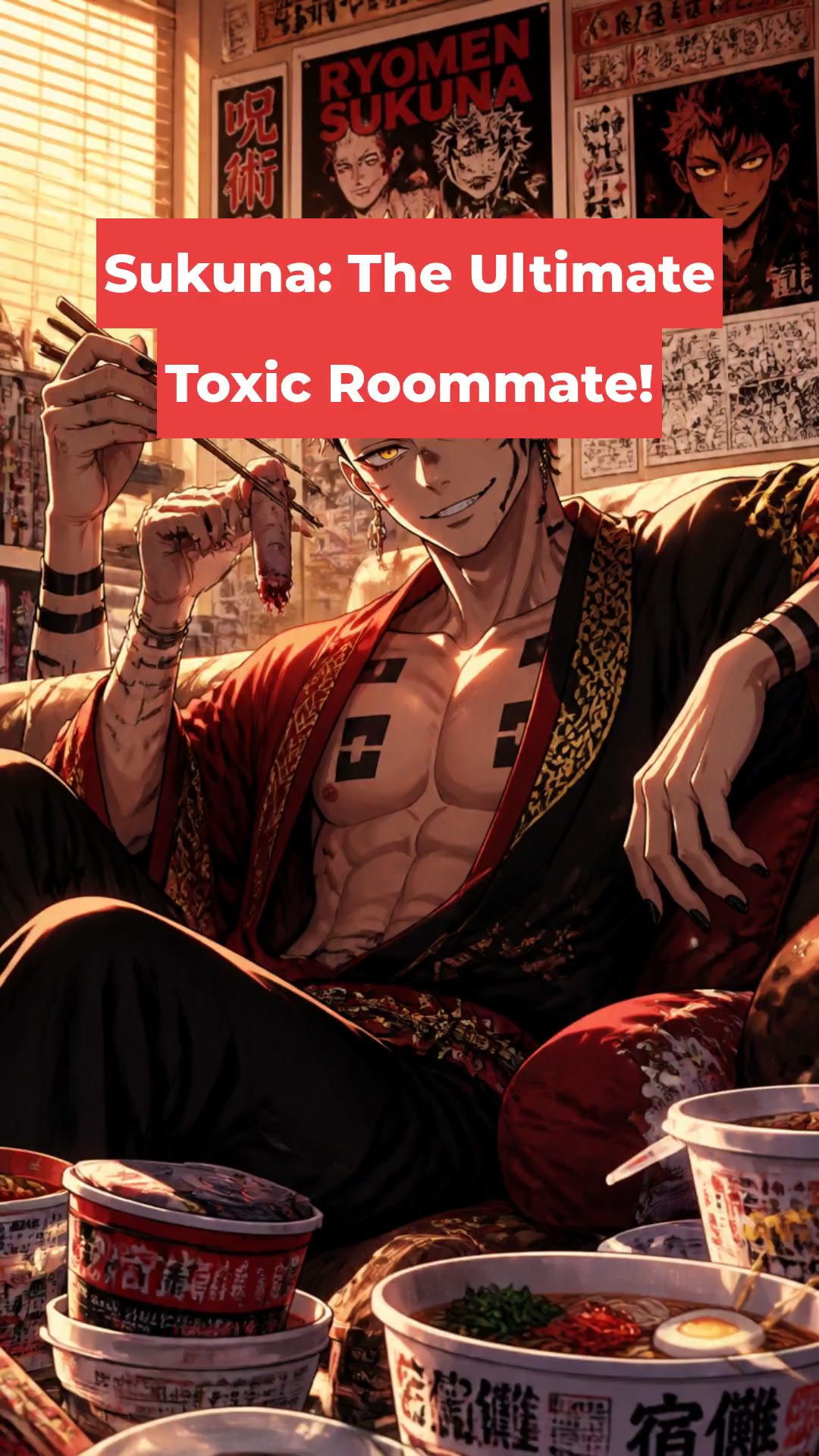 Sukuna: The Ultimate Toxic Roommate!